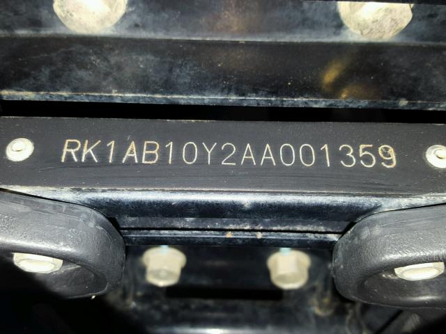 RK1AB10Y2AA001359 - 2010 YAMAHA YFM90 R WHITE photo 10