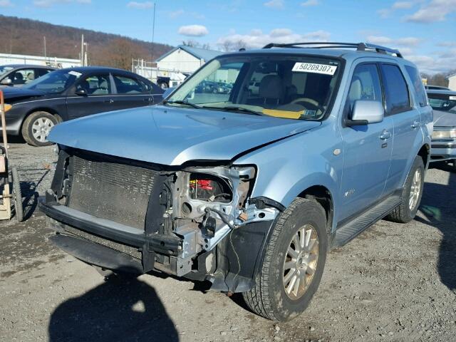 4M2CU97198KJ28574 - 2008 MERCURY MARINER PR BLUE photo 2