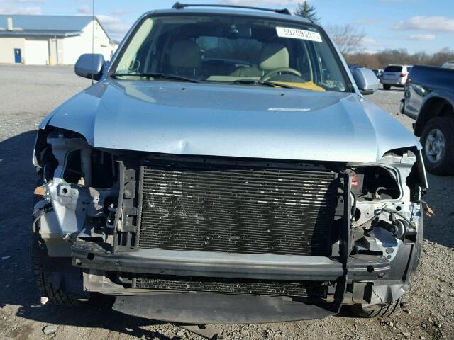 4M2CU97198KJ28574 - 2008 MERCURY MARINER PR BLUE photo 9