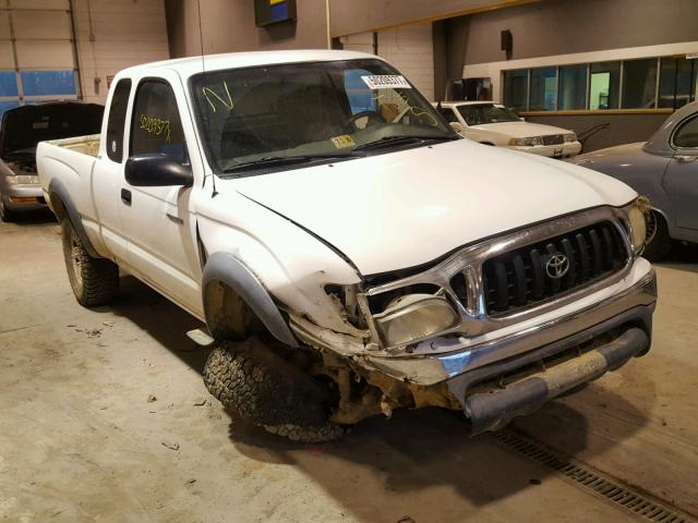 5TEWM72N91Z787774 - 2001 TOYOTA TACOMA XTR WHITE photo 1