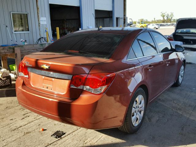 1G1PC5SH8C7402715 - 2012 CHEVROLET CRUZE LS BROWN photo 4