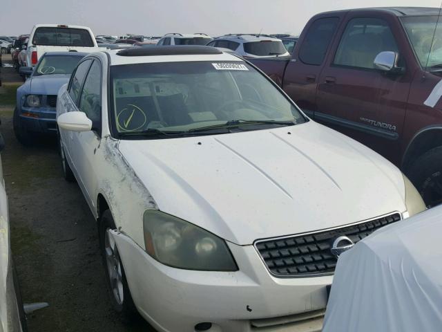 1N4AL11D65C140519 - 2005 NISSAN ALTIMA S WHITE photo 1