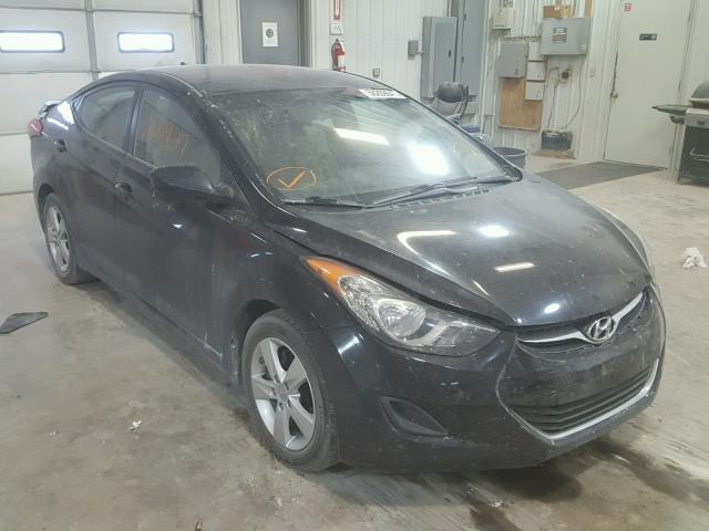 KMHDH4AE5BU116930 - 2011 HYUNDAI ELANTRA GL BLACK photo 1