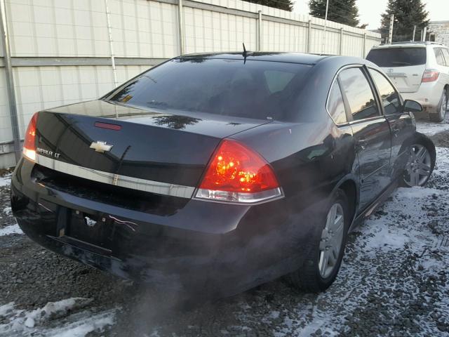 2G1WB5EN0A1188054 - 2010 CHEVROLET IMPALA LT BLACK photo 4