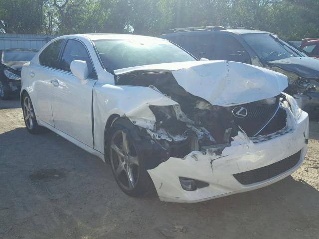 JTHBE262172008992 - 2007 LEXUS IS 350 WHITE photo 1