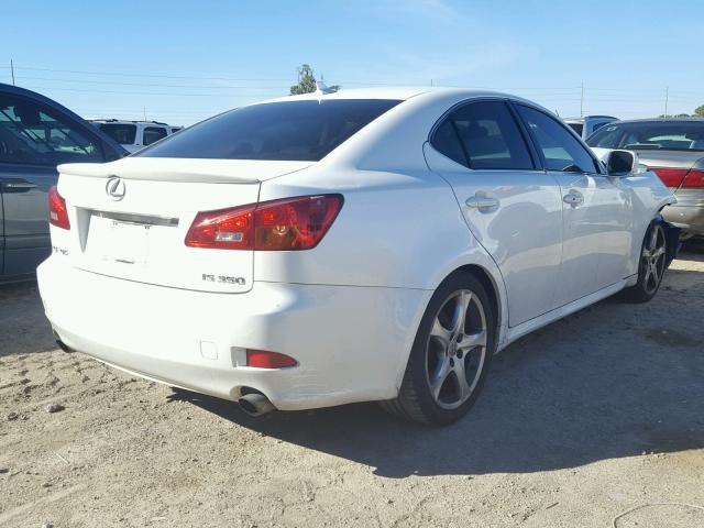 JTHBE262172008992 - 2007 LEXUS IS 350 WHITE photo 4