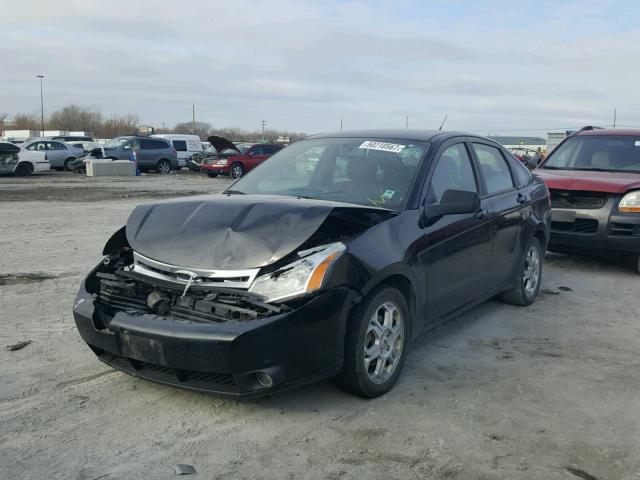 1FAHP36N99W225875 - 2009 FORD FOCUS SES BLACK photo 2