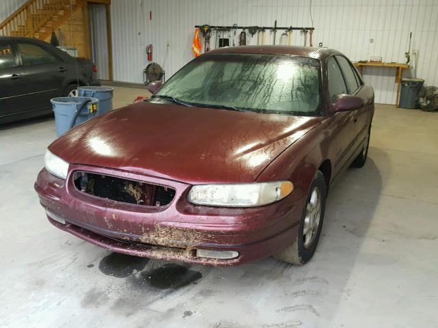 2G4WB55K911190927 - 2001 BUICK REGAL LS RED photo 2