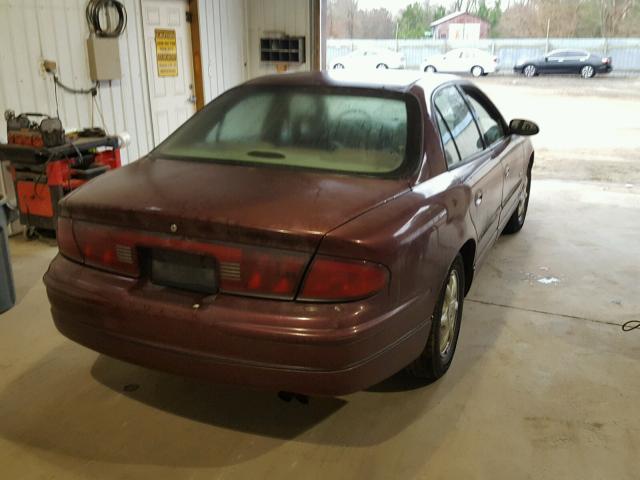 2G4WB55K911190927 - 2001 BUICK REGAL LS RED photo 4