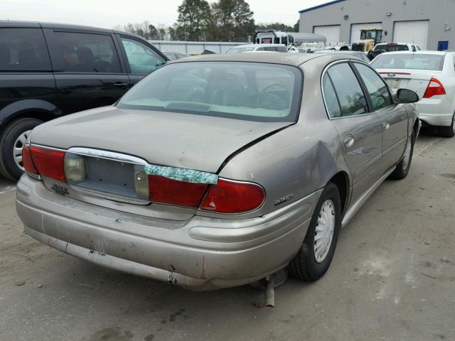 1G4HP54K61U198497 - 2001 BUICK LESABRE CU BEIGE photo 4