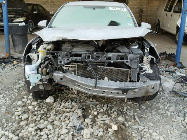 JM1BL1SF7A1216477 - 2010 MAZDA 3 I GRAY photo 9