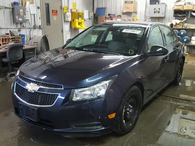 1G1PA5SH6E7125006 - 2014 CHEVROLET CRUZE LS BLUE photo 2