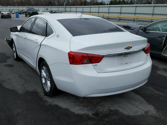 2G1125S36F9117799 - 2015 CHEVROLET IMPALA LT WHITE photo 3