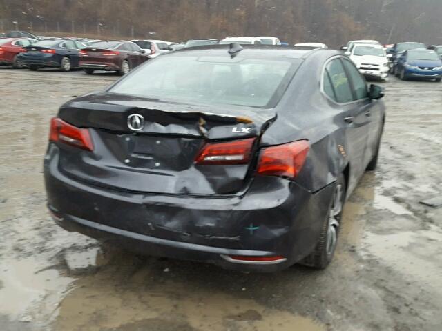 19UUB1F5XGA001439 - 2016 ACURA TLX TECH GRAY photo 4