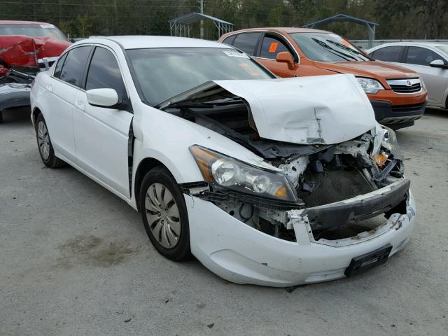 1HGCP26389A036257 - 2009 HONDA ACCORD LX WHITE photo 1