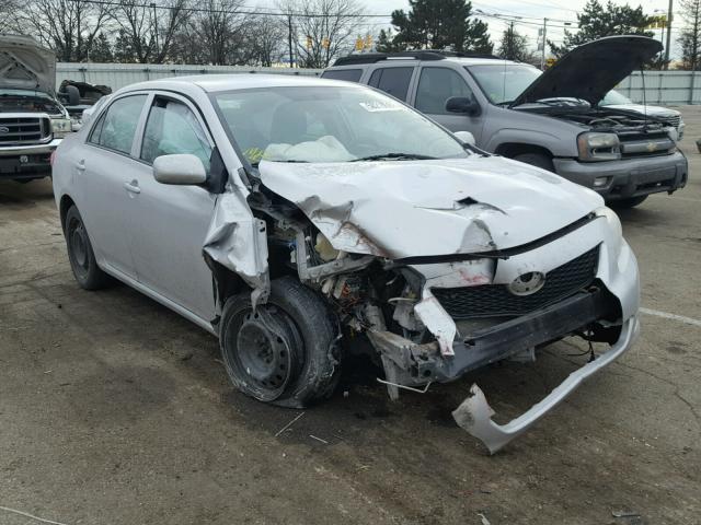 1NXBU4EE5AZ372187 - 2010 TOYOTA COROLLA BA SILVER photo 1