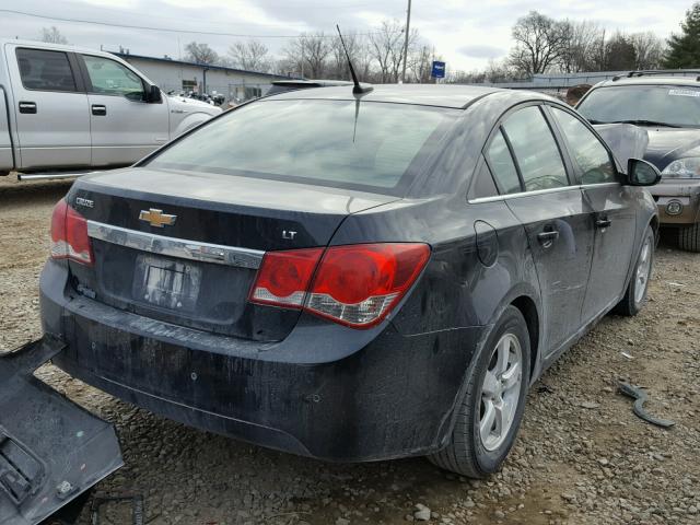 1G1PG5S98B7123485 - 2011 CHEVROLET CRUZE LT BLACK photo 4