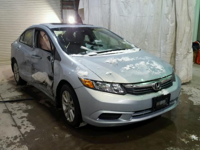 2HGFB2F97CH510790 - 2012 HONDA CIVIC EXL BLUE photo 1