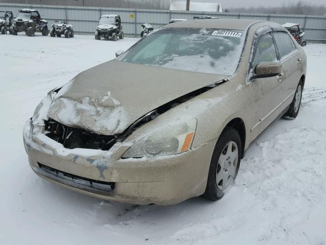 1HGCM56465A142476 - 2005 HONDA ACCORD LX GOLD photo 2