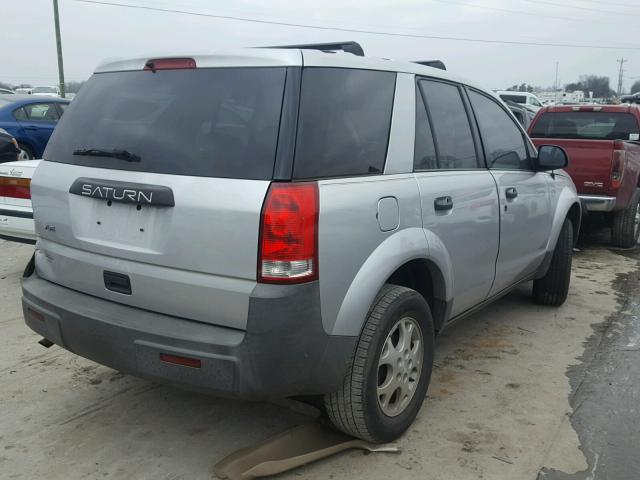 5GZCZ23D94S874322 - 2004 SATURN VUE SILVER photo 4