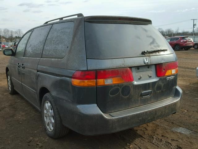 5FNRL18703B131733 - 2003 HONDA ODYSSEY EX GRAY photo 3