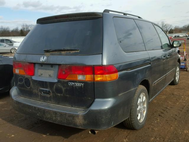 5FNRL18703B131733 - 2003 HONDA ODYSSEY EX GRAY photo 4