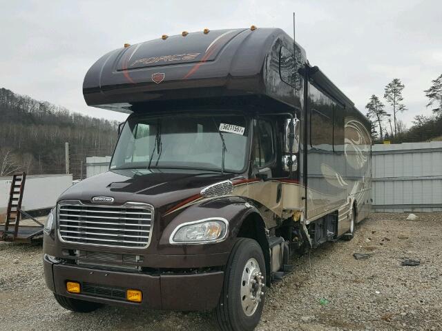 1FVACXCY1GHHG1642 - 2016 FREIGHTLINER M2 106 MED BROWN photo 2