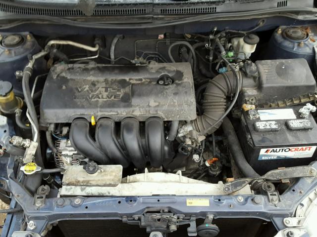 1NXBR32E43Z183842 - 2003 TOYOTA COROLLA CE BLUE photo 7