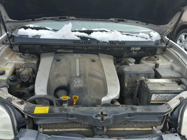 KM8SC73E44U609795 - 2004 HYUNDAI SANTA FE G GRAY photo 7