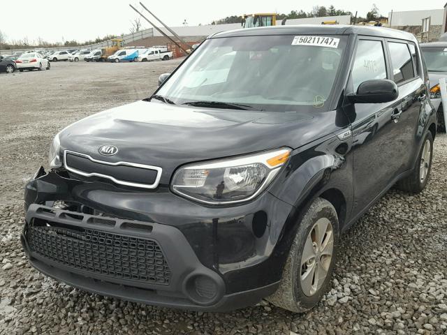 KNDJN2A25G7851276 - 2016 KIA SOUL BLACK photo 2