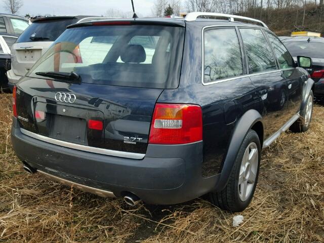 WA1YD64B93N055800 - 2003 AUDI ALLROAD BLUE photo 4