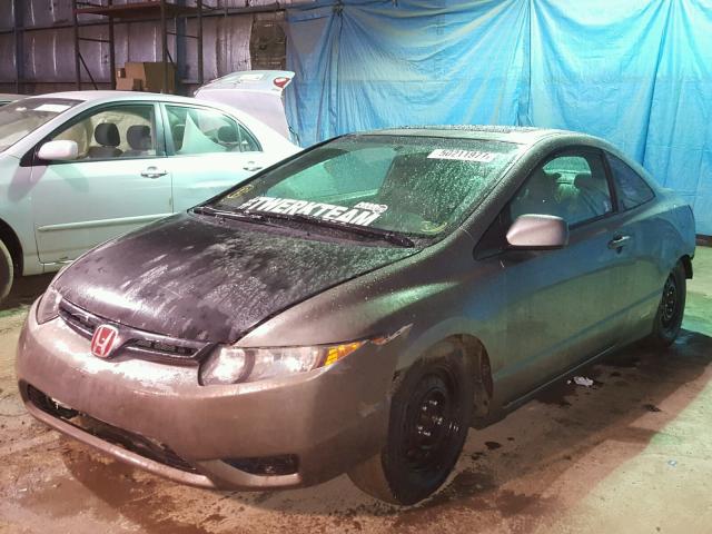 2HGFG11807H516785 - 2007 HONDA CIVIC EX BLACK photo 2