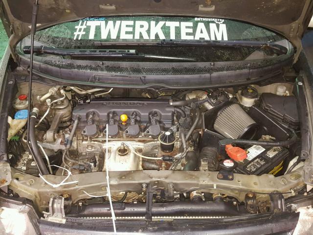 2HGFG11807H516785 - 2007 HONDA CIVIC EX შავი ფოტო 7