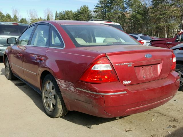 1FAFP27156G145136 - 2006 FORD FIVE HUNDR RED photo 3