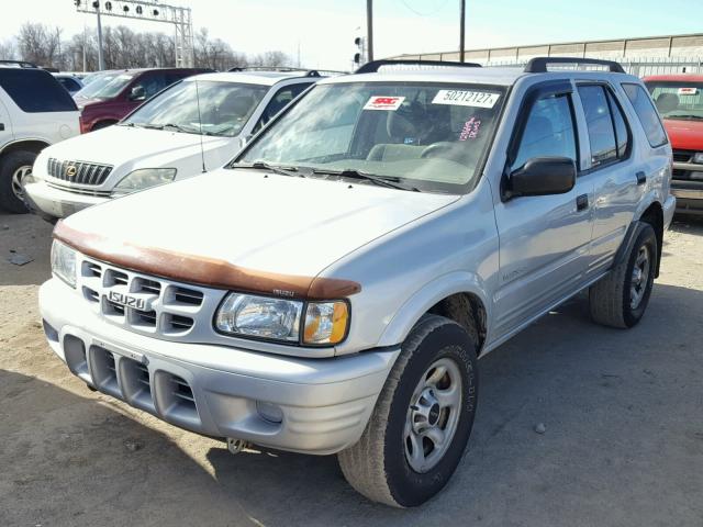 4S2CK58W934309982 - 2003 ISUZU RODEO S SILVER photo 2