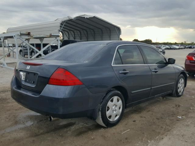 3HGCM56446G711389 - 2006 HONDA ACCORD LX GRAY photo 4