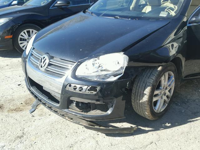 3VWEF71KX7M163823 - 2007 VOLKSWAGEN JETTA WOLF BLACK photo 9