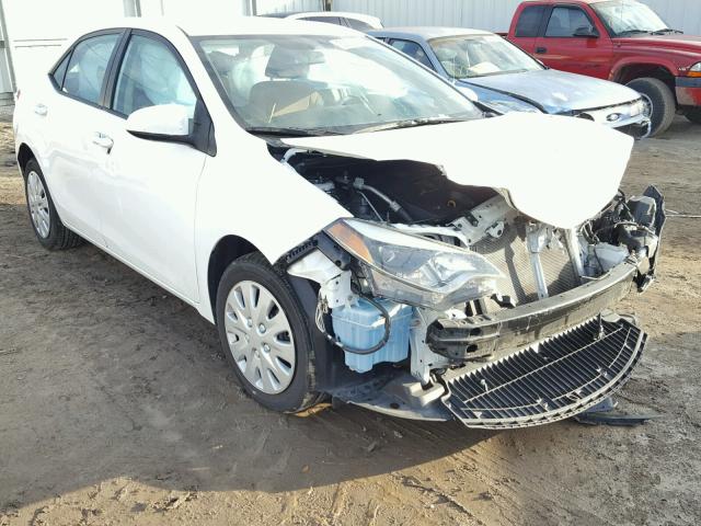 2T1BURHE2EC023858 - 2014 TOYOTA COROLLA L WHITE photo 1