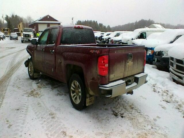 1GCVKREC8EZ323156 - 2014 CHEVROLET SILVERADO BURGUNDY photo 3