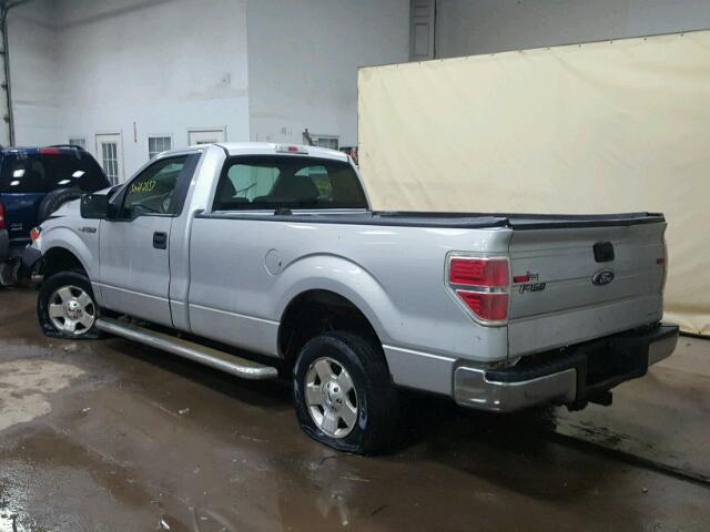 1FTMF1CM1CKD93844 - 2012 FORD F150 SILVER photo 3