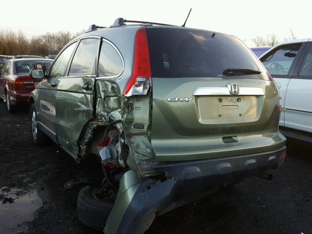 JHLRE48568C026969 - 2008 HONDA CR-V EX GREEN photo 3