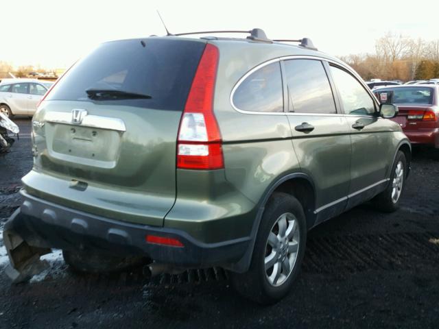 JHLRE48568C026969 - 2008 HONDA CR-V EX GREEN photo 4