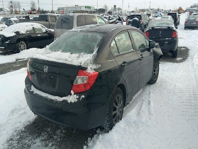 2HGFB2F47CH112418 - 2012 HONDA CIVIC LX BLACK photo 4