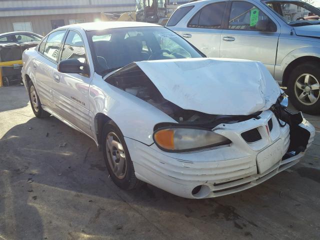 1G2NE52T3YM886304 - 2000 PONTIAC GRAND AM S WHITE photo 1