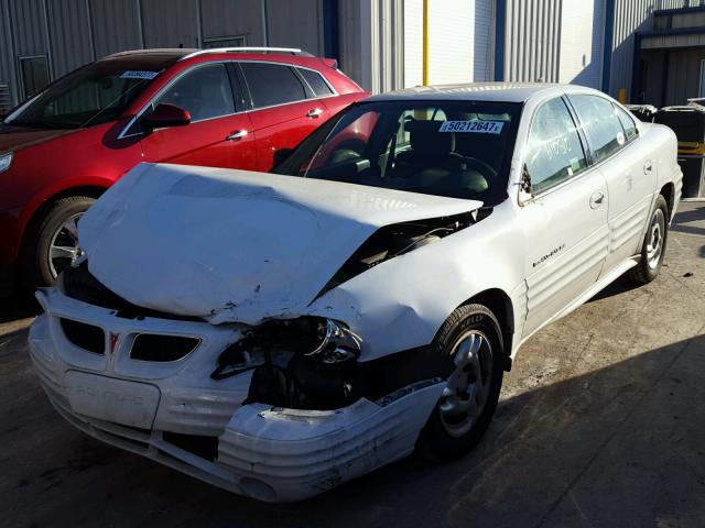 1G2NE52T3YM886304 - 2000 PONTIAC GRAND AM S WHITE photo 2