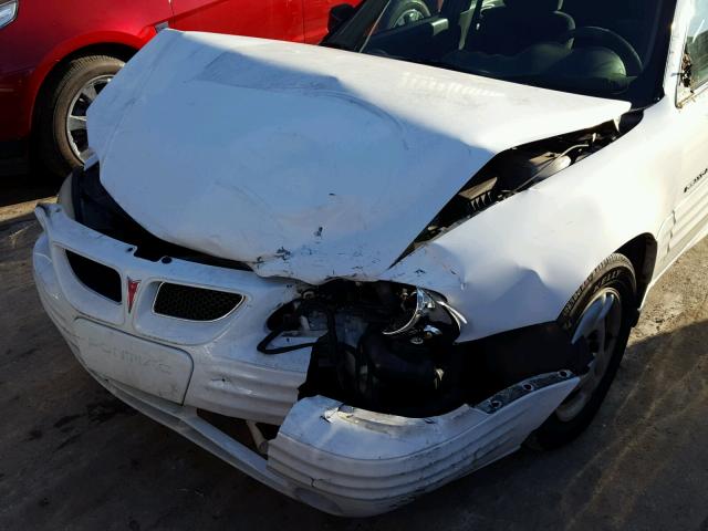 1G2NE52T3YM886304 - 2000 PONTIAC GRAND AM S 白色 照片 9