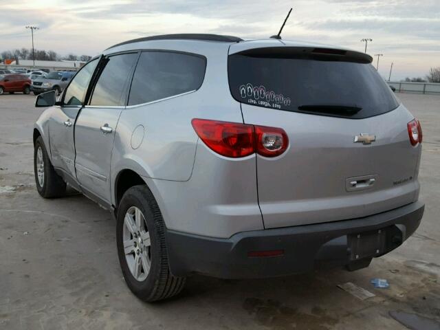 1GNKRJED6BJ132572 - 2011 CHEVROLET TRAVERSE L SILVER photo 3