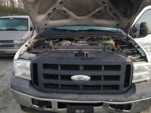 1FTWW31PX6EA87181 - 2006 FORD F350 SRW S WHITE photo 7