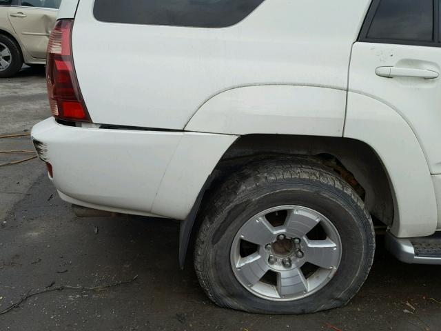 JTEBT17R130027945 - 2003 TOYOTA 4RUNNER LI WHITE photo 9