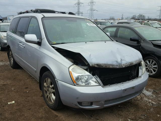 KNDMB233776118812 - 2007 KIA SEDONA EX SILVER photo 1